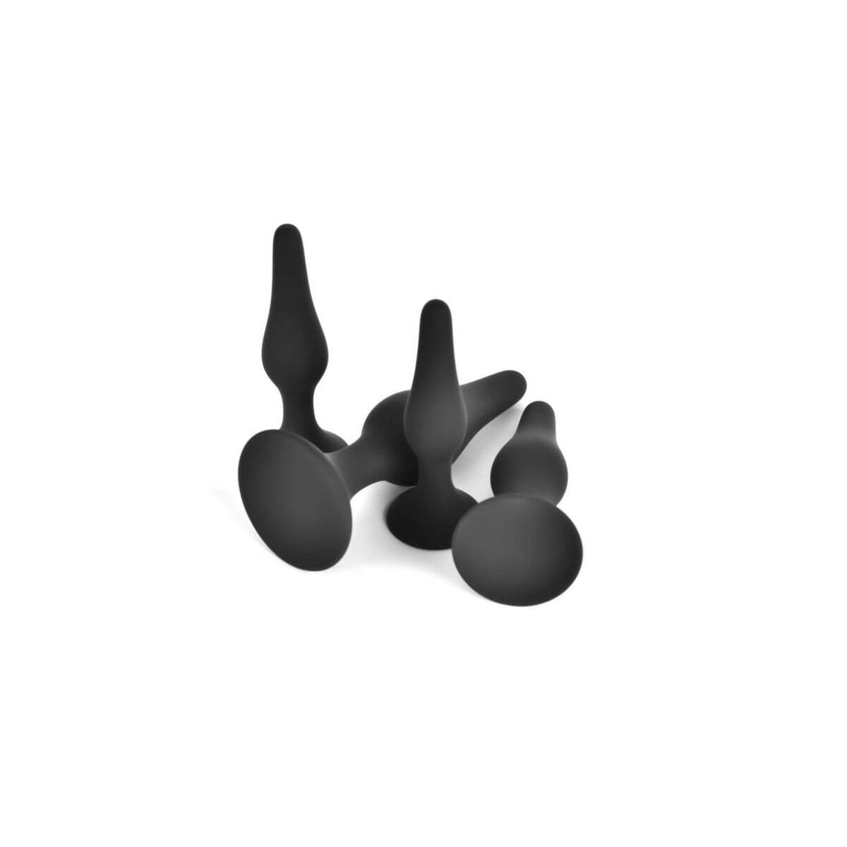Plug Anal VSCNOVELTY Negro Silicona Set 4 Piezas - Image 3
