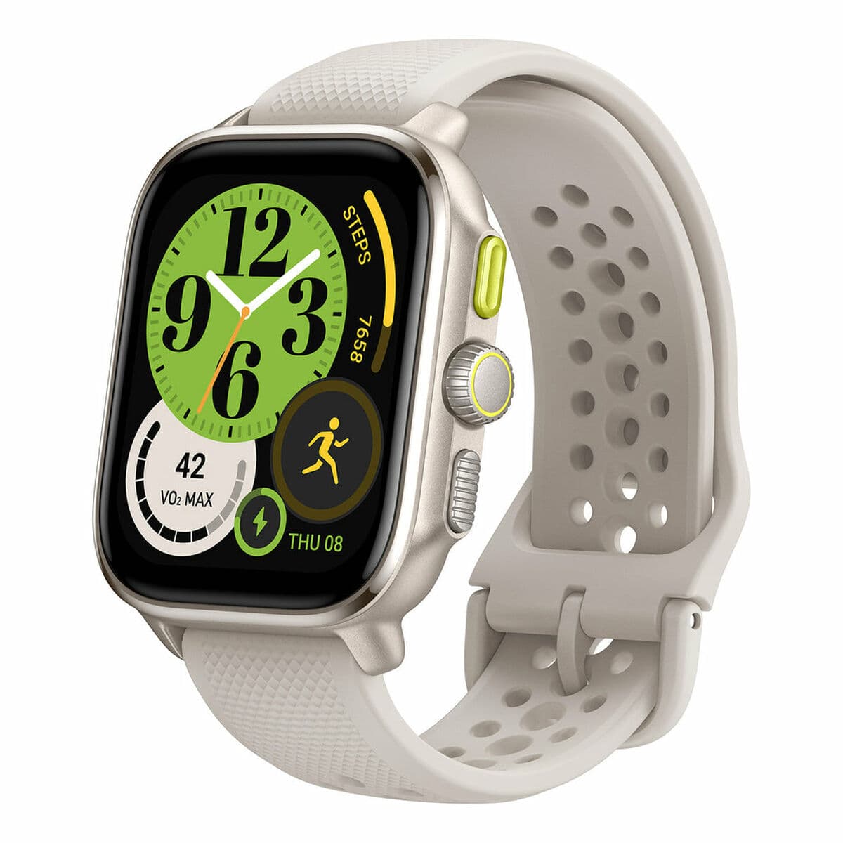 Montre intelligente Amazfit Cheetah Square Blanc 1,75" 45 mm