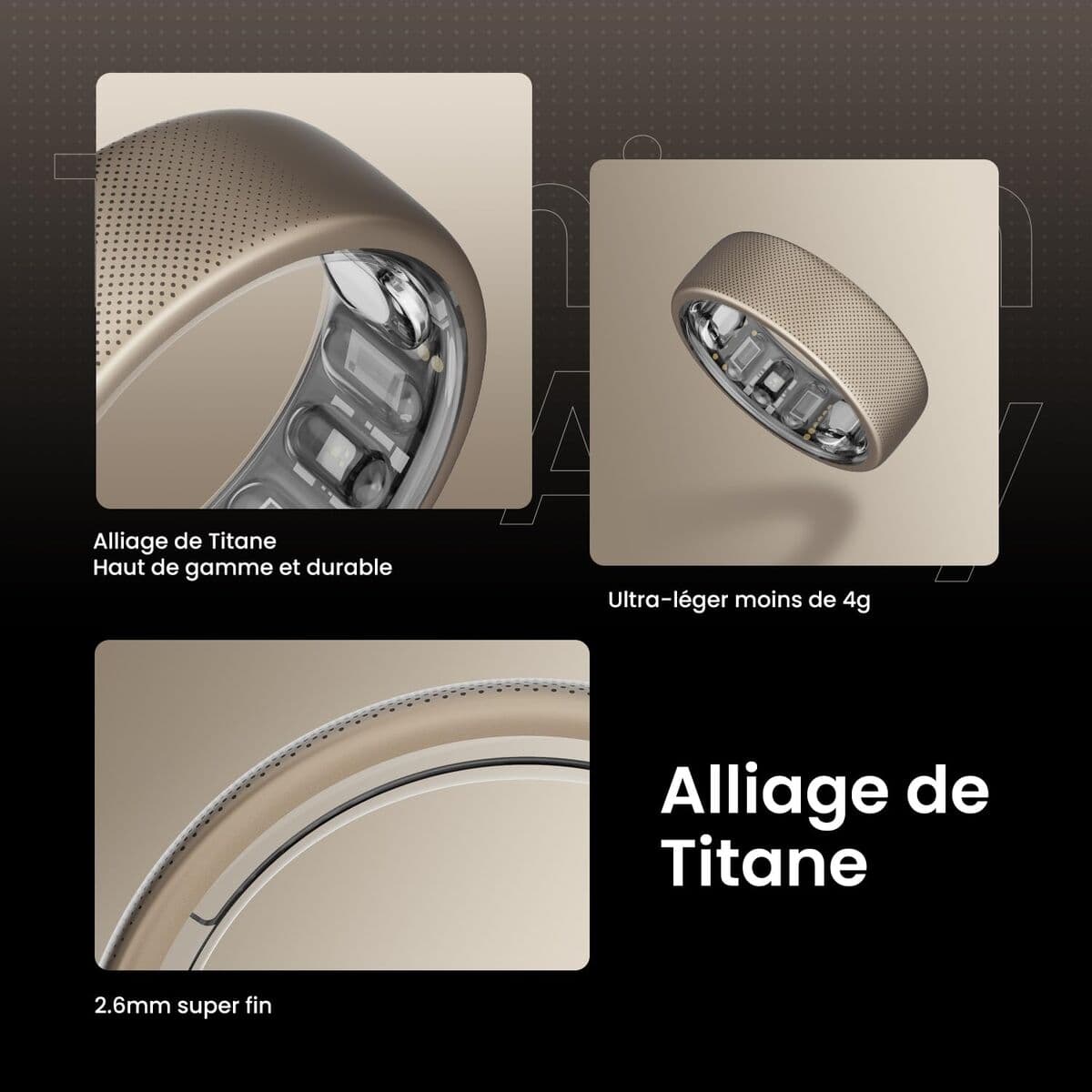 Orologi Sportivi Amazfit HELIO RING SIZE 10 TIT W2321TY1N Titanio 2" - Image 11