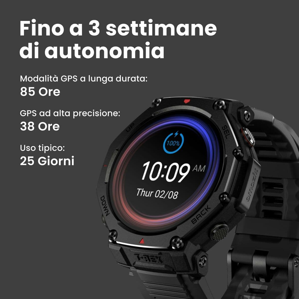 Montre intelligente Amazfit W2443EU1N Noir 1,5" - Image 11