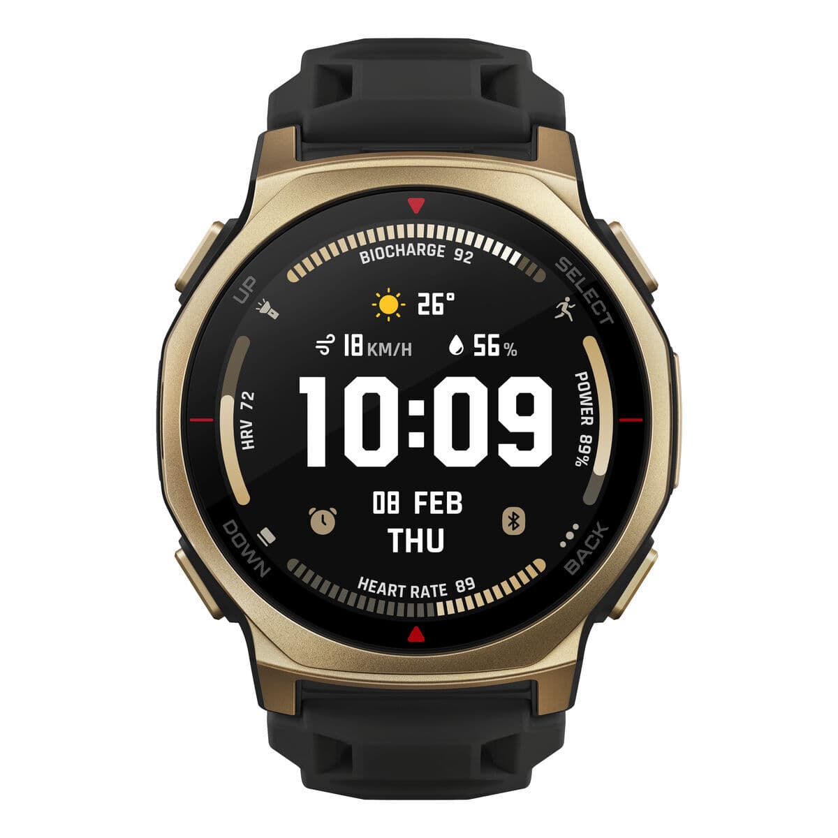 Smartwatch Amazfit W2548GL1N Negru Auriu* Ø 44 mm