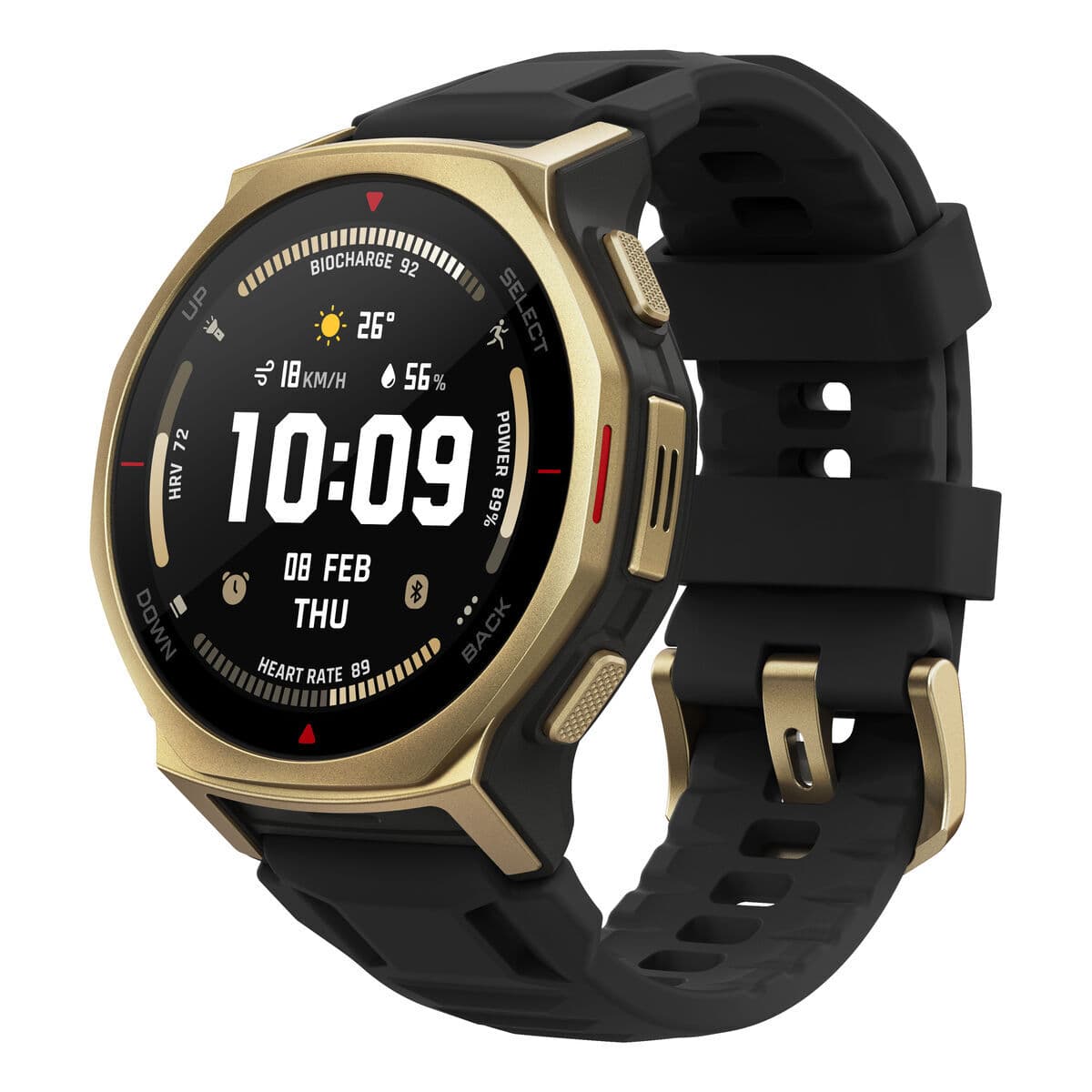 Smartwatch Amazfit W2548GL1N Negru Auriu* Ø 44 mm - Image 3