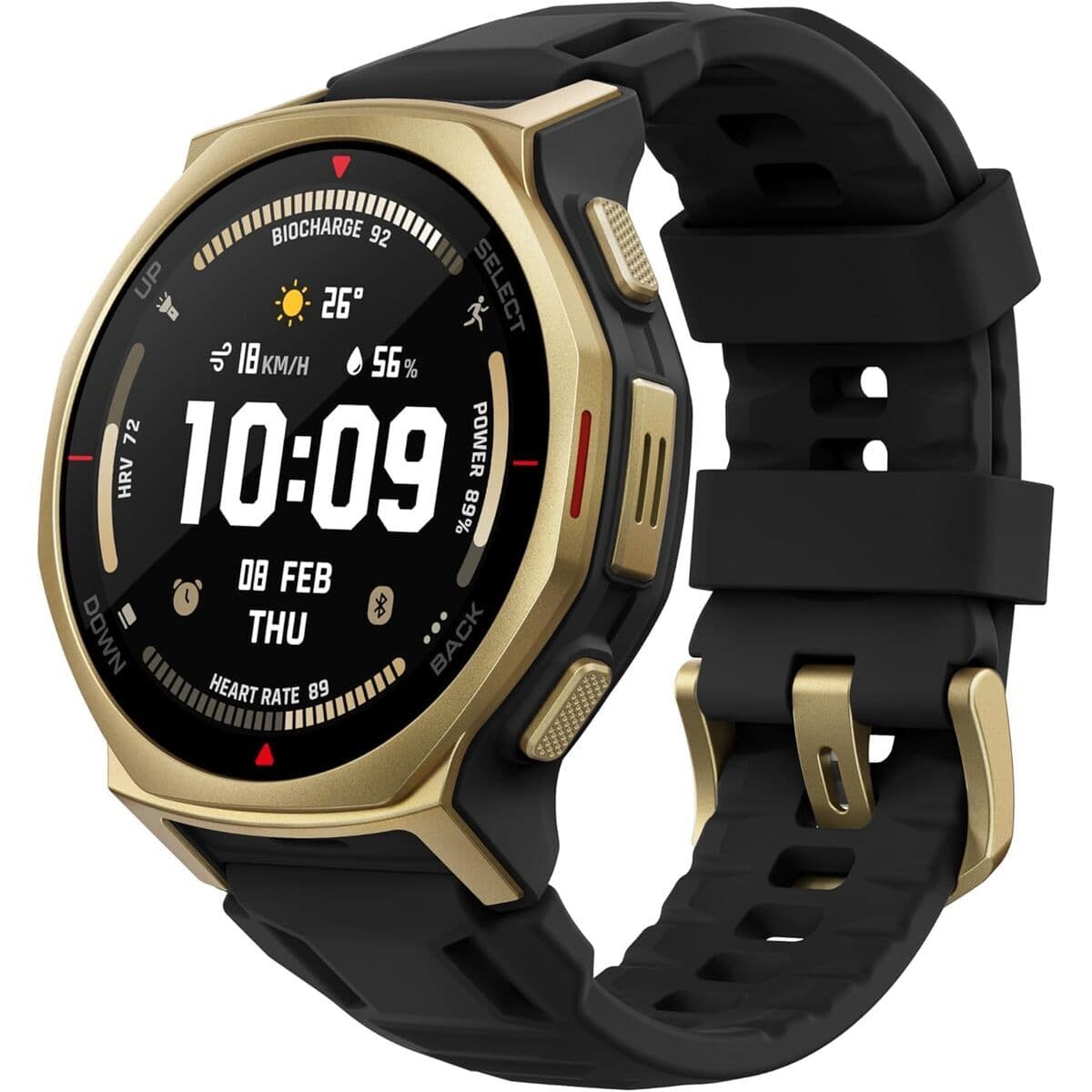 Smartwatch Amazfit W2548GL1N Negru Auriu* Ø 44 mm - Image 4