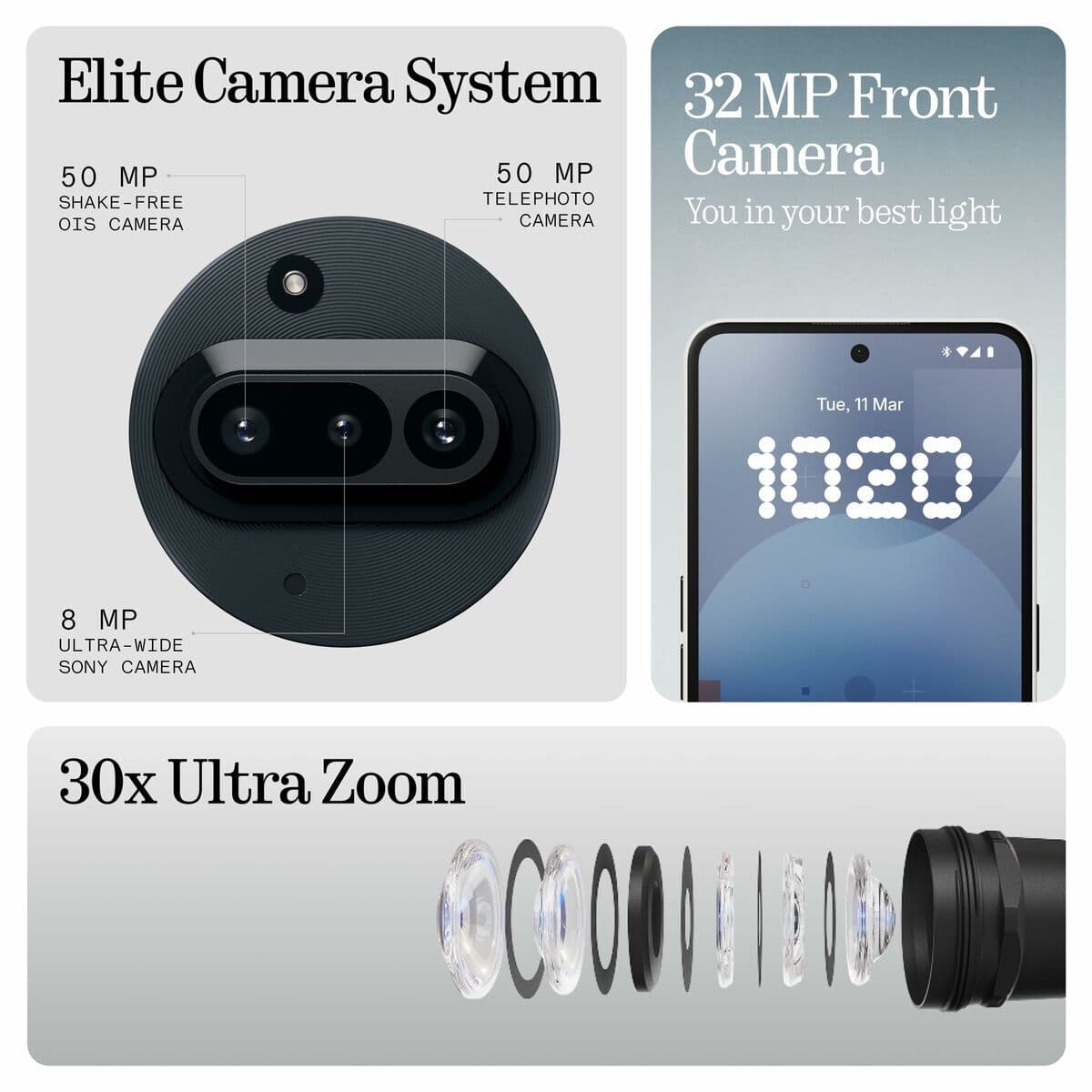 Smartphone Nothing PHONE(3A) 6,77" 8 GB RAM 128 GB Nero - Image 18