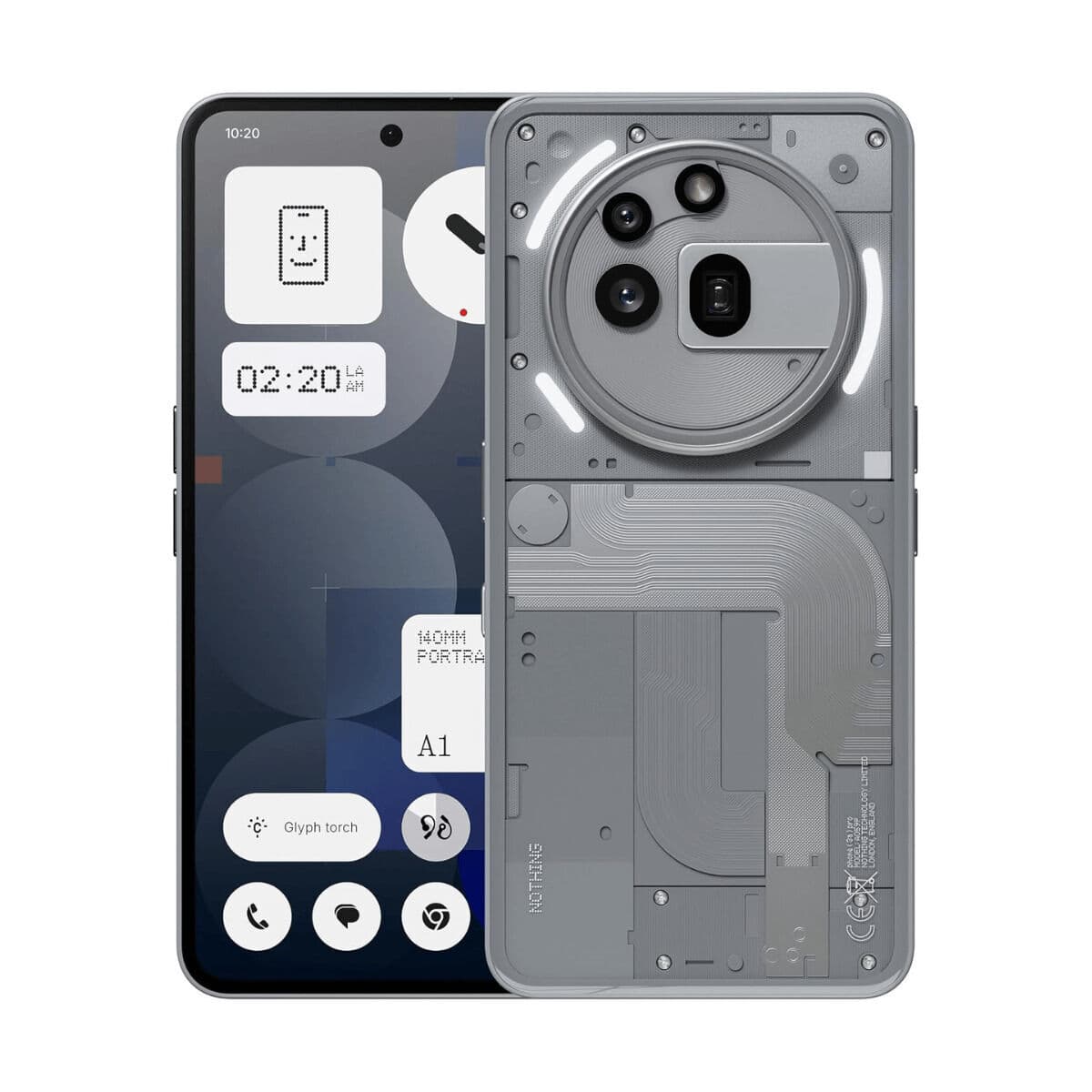 Smartphone Nothing PHONE(3A) PRO 6,77" 12 GB RAM 256 GB Grå - Image 2