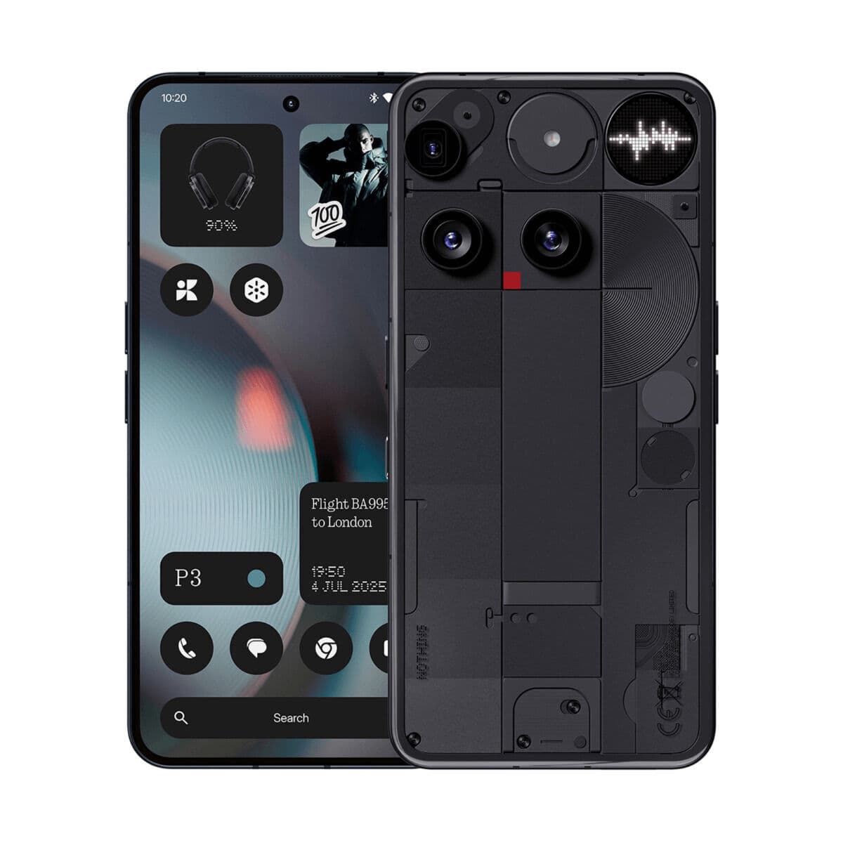 Smartphonei Nothing Nothing Phone 3 5G 6,67" Octa Core 16 GB RAM 256 GB Crna