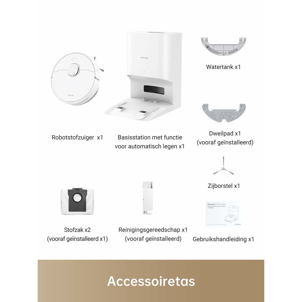 Dreame Robotdammsugare och Mopp D10 PLUS GEN 2 6000Pa LiDAR 5200mAh Vit - Image 69