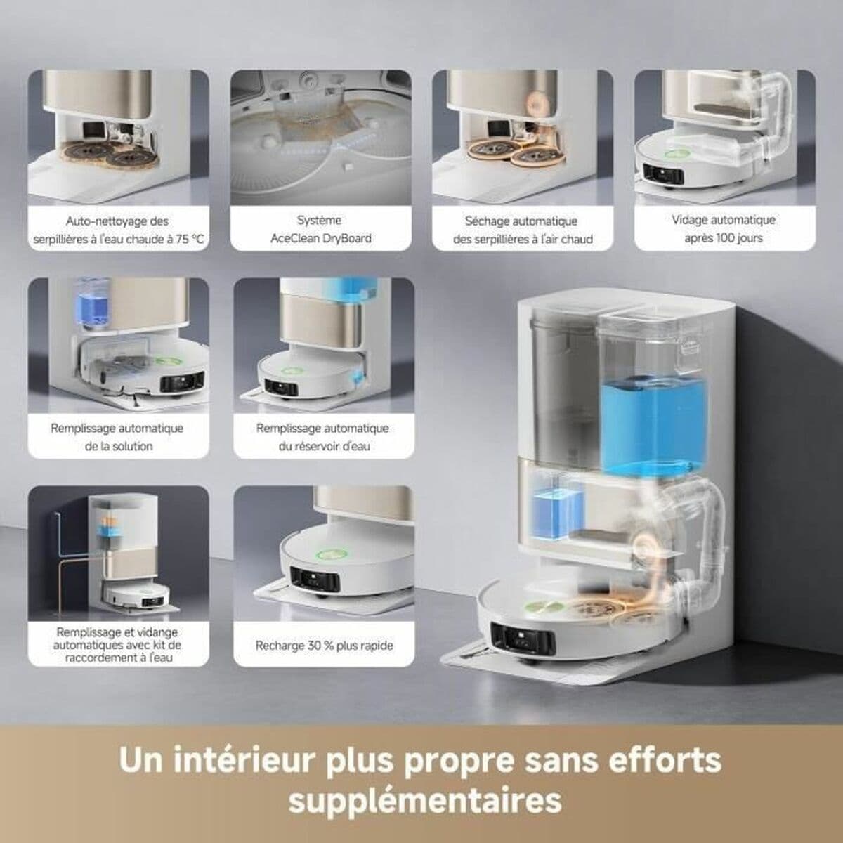 Aspirateur robot Dreame L50 Pro Ultra 6400 mAh - Image 3