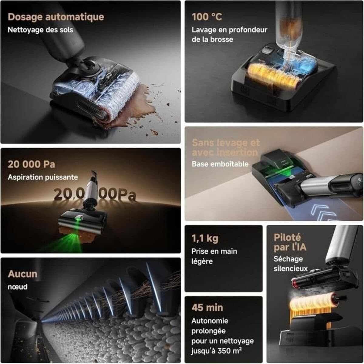 Aspirapolvere MOVA Nero 450 W - Image 17