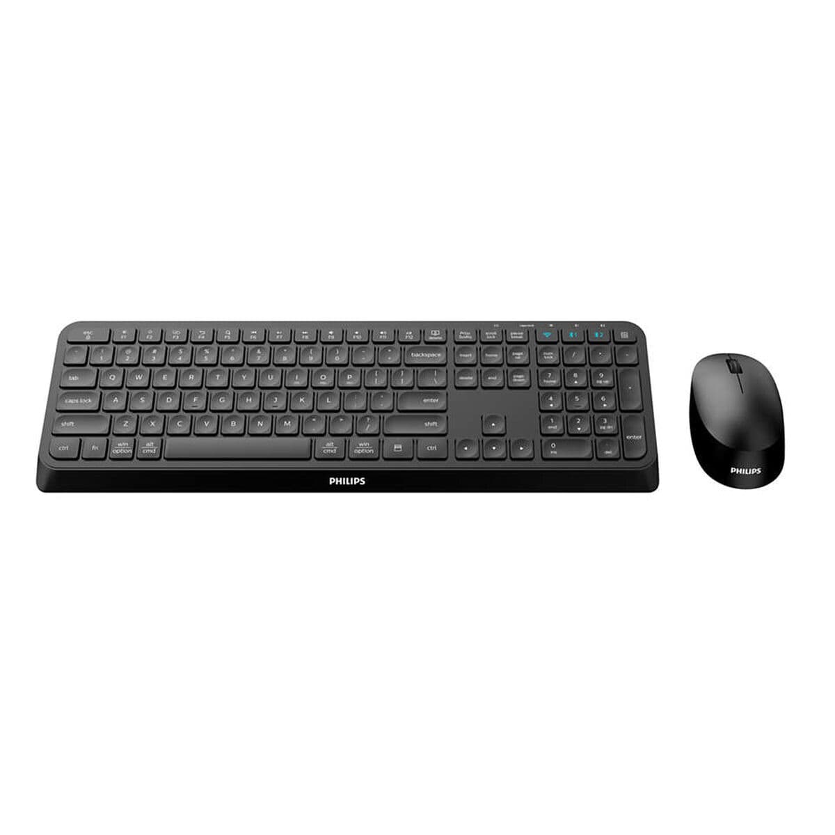 Tangentbord och Mus Philips SPT6407B/16 Svart Qwerty US - Image 2