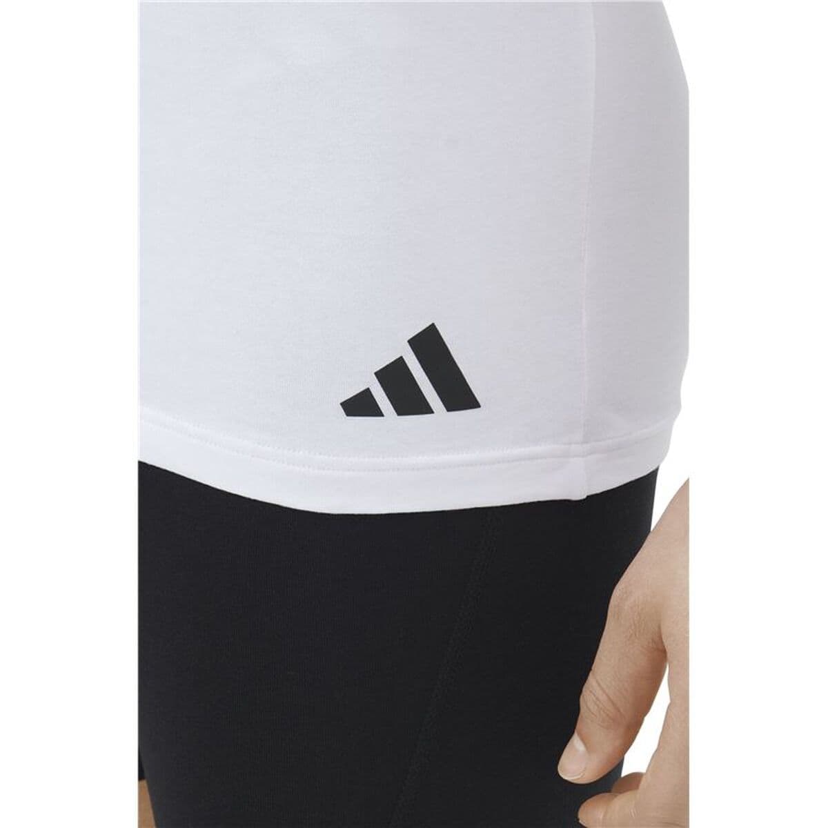 Herren Kurzarm-T-Shirt Adidas Crew 2P Active Flex - Image 5