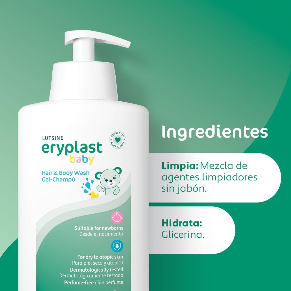 Gel și Șampon 2 în 1 Eryplast ERYPLAST BABY 500 ml - Image 6