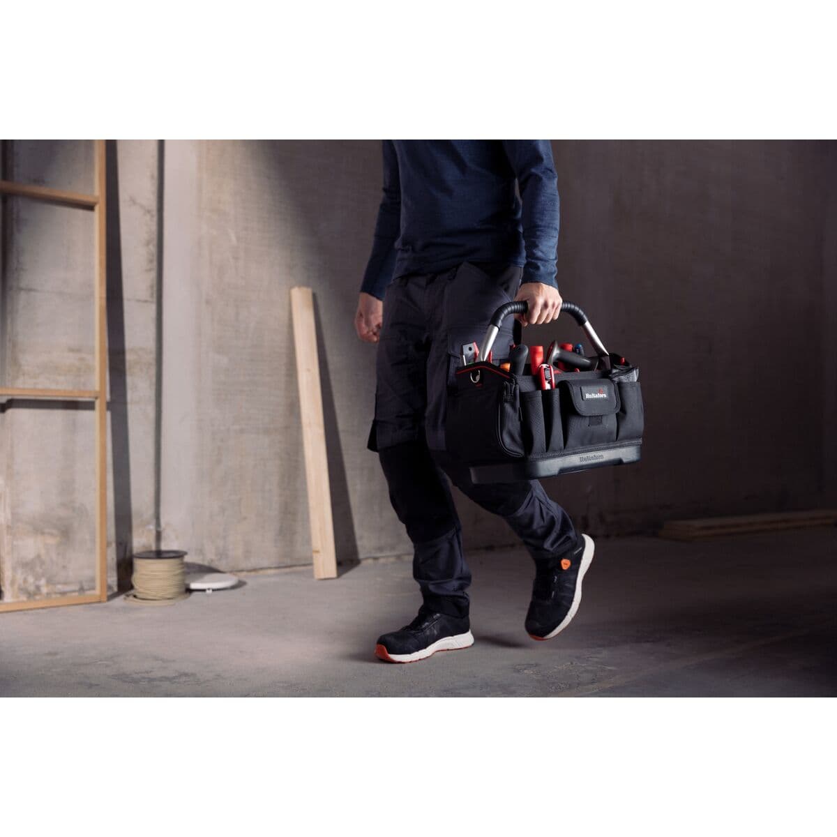 Werkzeugtasche Hultafors Schwarz 42 x 26 x 27 cm - Image 9