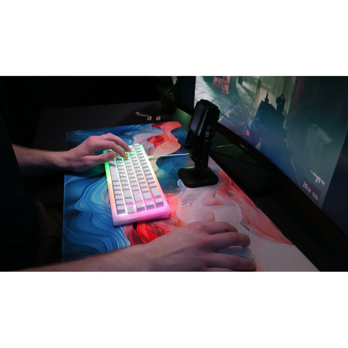 Tastatură și Mouse Cherry CXK5V2RGBCPTBLACKRFR - Image 7