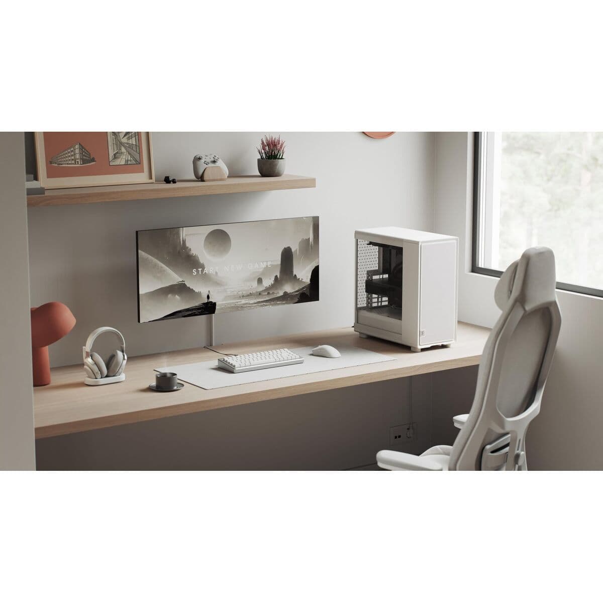 ATX Semi-Tower Gehäuse Fractal FD-C-EPO1A-03 Weiß - Image 7