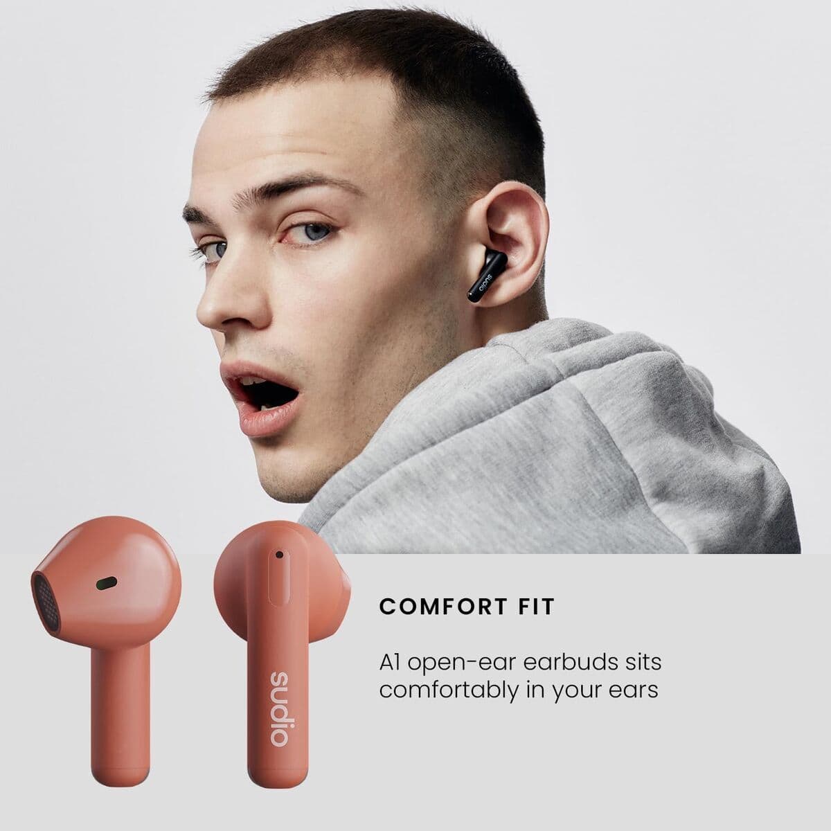 Casque Sudio A1 Orange - Image 5