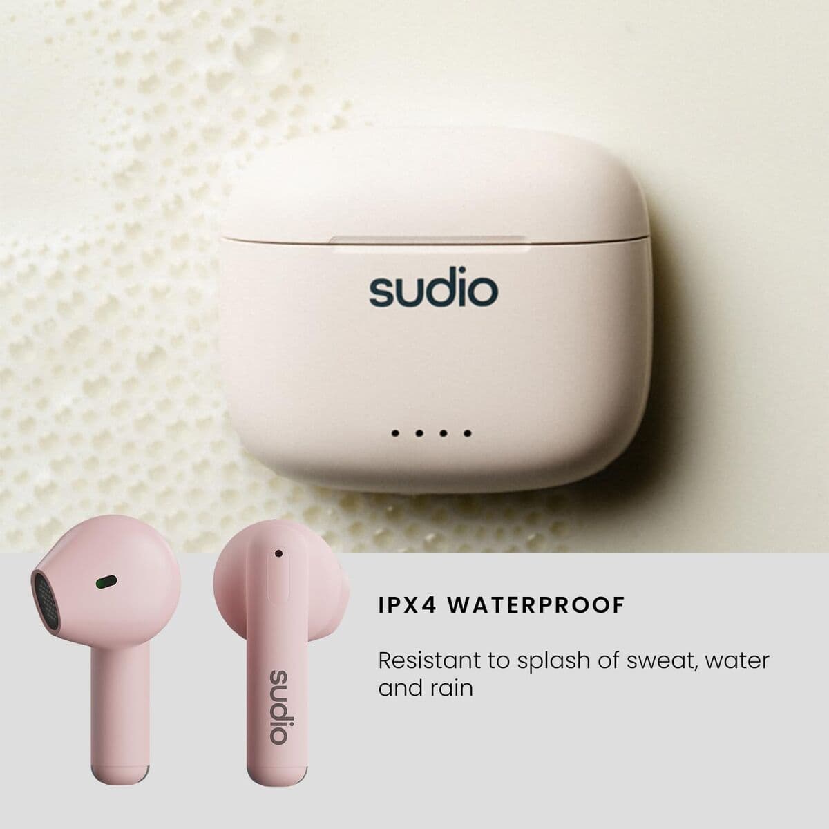 Écouteurs in Ear Bluetooth Sudio A1 True Wireless Rose - Image 8