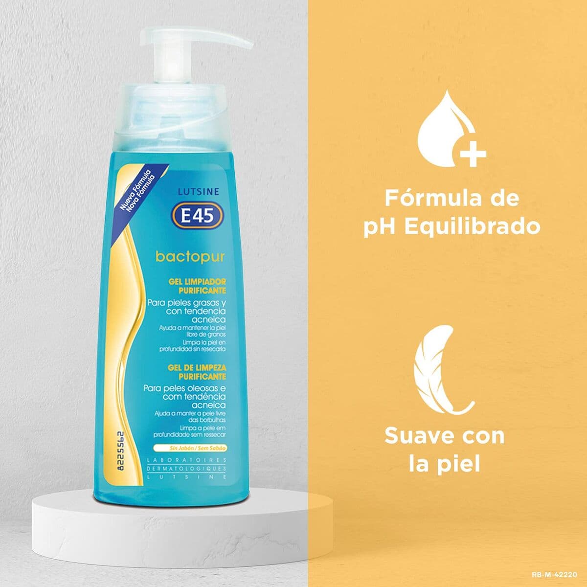 Veido valymo gelis Lutsine BACTOPUR 200 ml Valomasis - Image 3