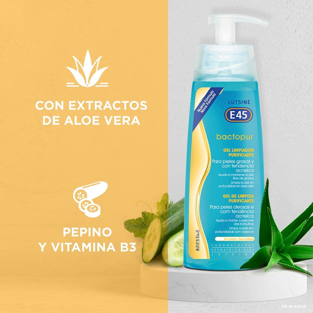 Veido valymo gelis Lutsine BACTOPUR 200 ml Valomasis - Image 5