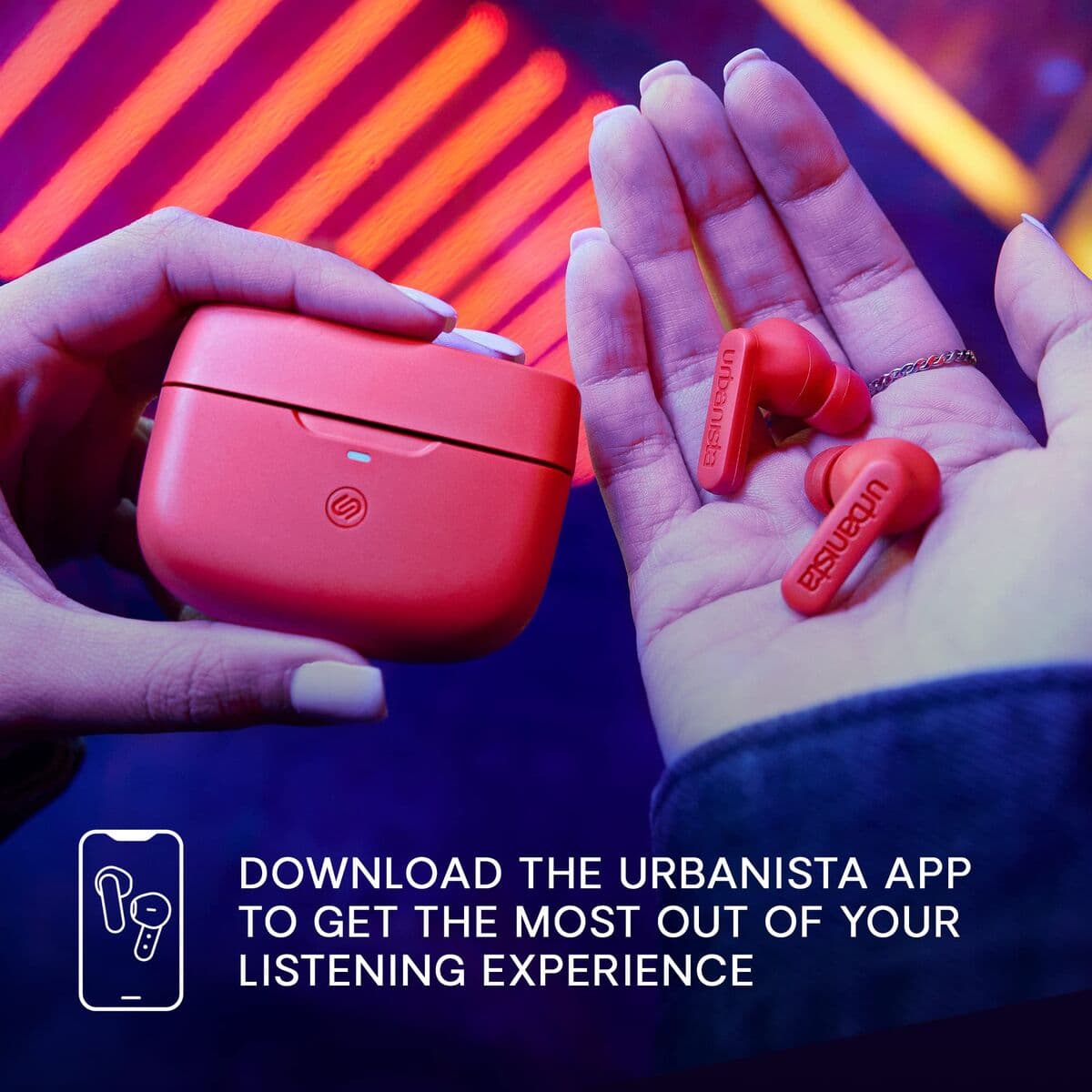 Écouteurs in Ear Bluetooth Urbanista Atlanta Bleu - Image 9