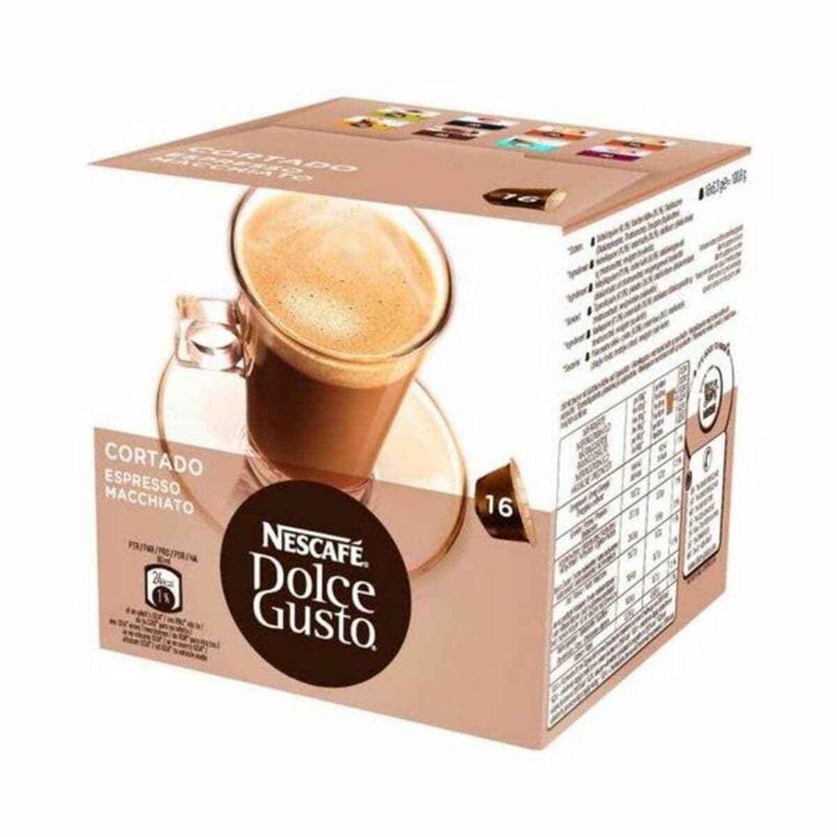 Kaffeekapseln Nescafé Dolce Gusto 96350 16 Stücke 96 Stücke (16 Stück)