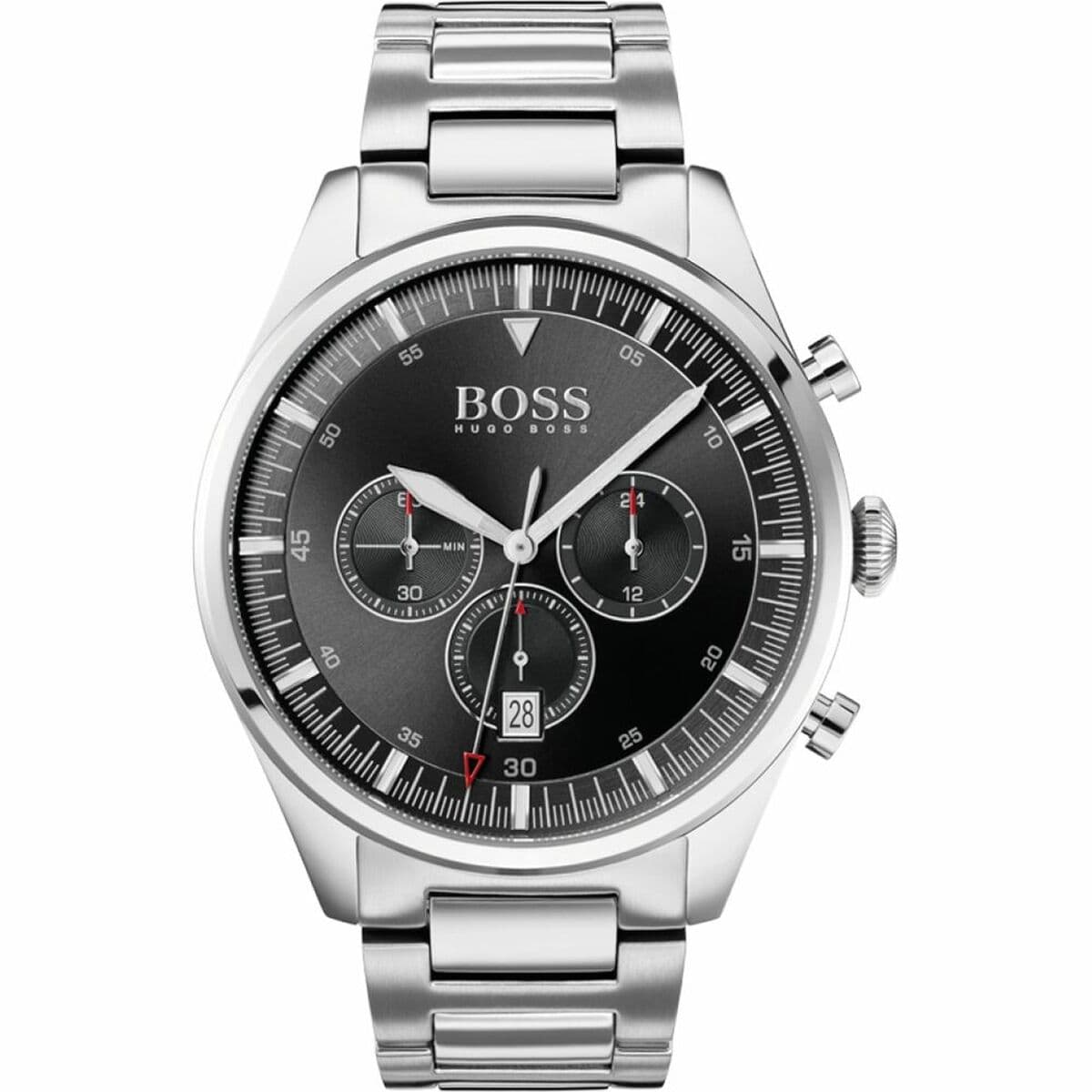 Reloj Hombre Hugo Boss Negro Plateado (Reacondicionado B)