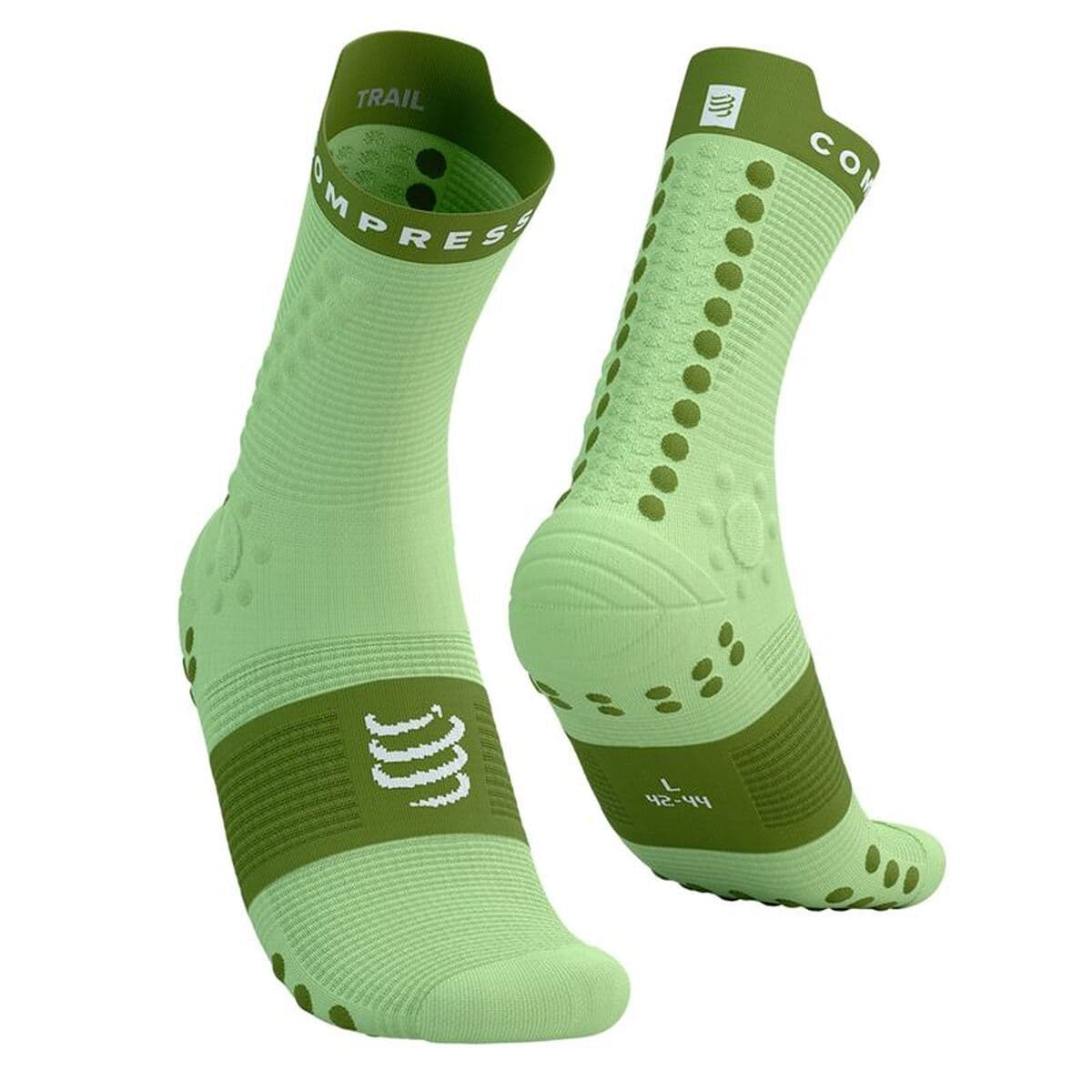 Kompressions-Socken Compressport Pro Racing grün