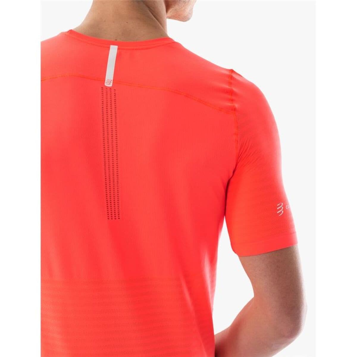 Herren Kurzarm-T-Shirt Compressport Pro Racing Rot - Image 4