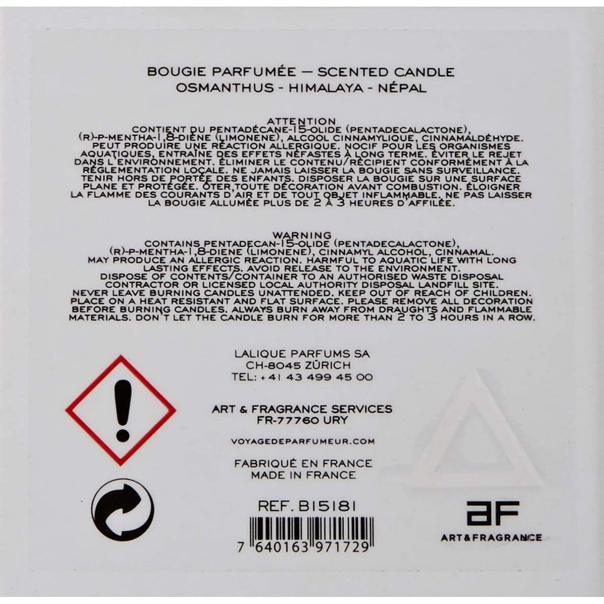 Mirisna Svijeća Lalique - Image 2