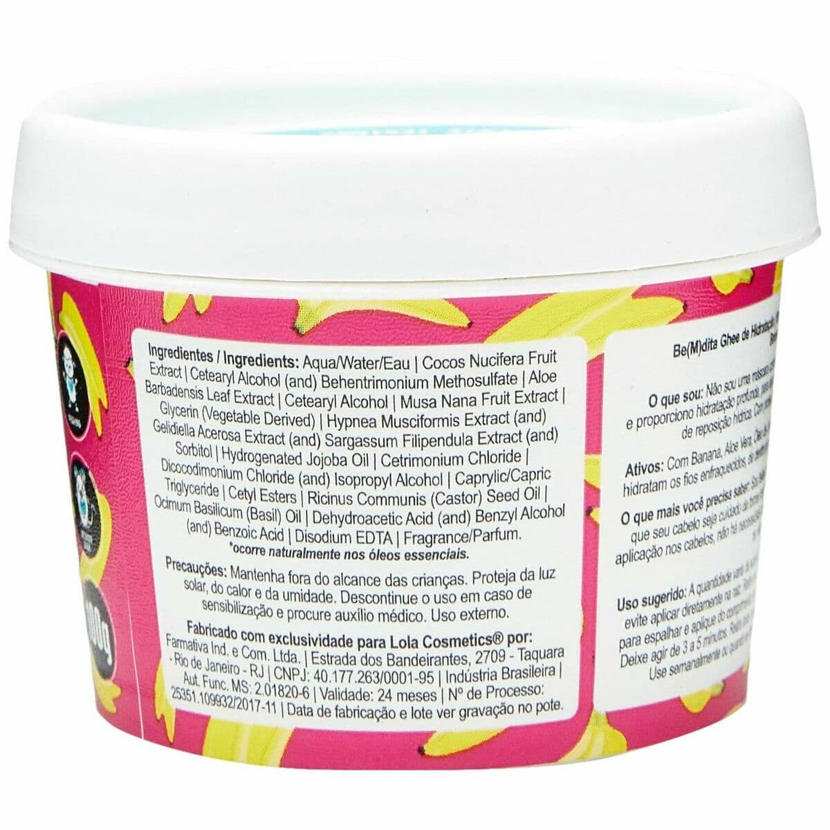 Masque pour cheveux Lola Cosmetics Be(M)Dita Ghee Banana & Aloe Vera 100 g - Image 3