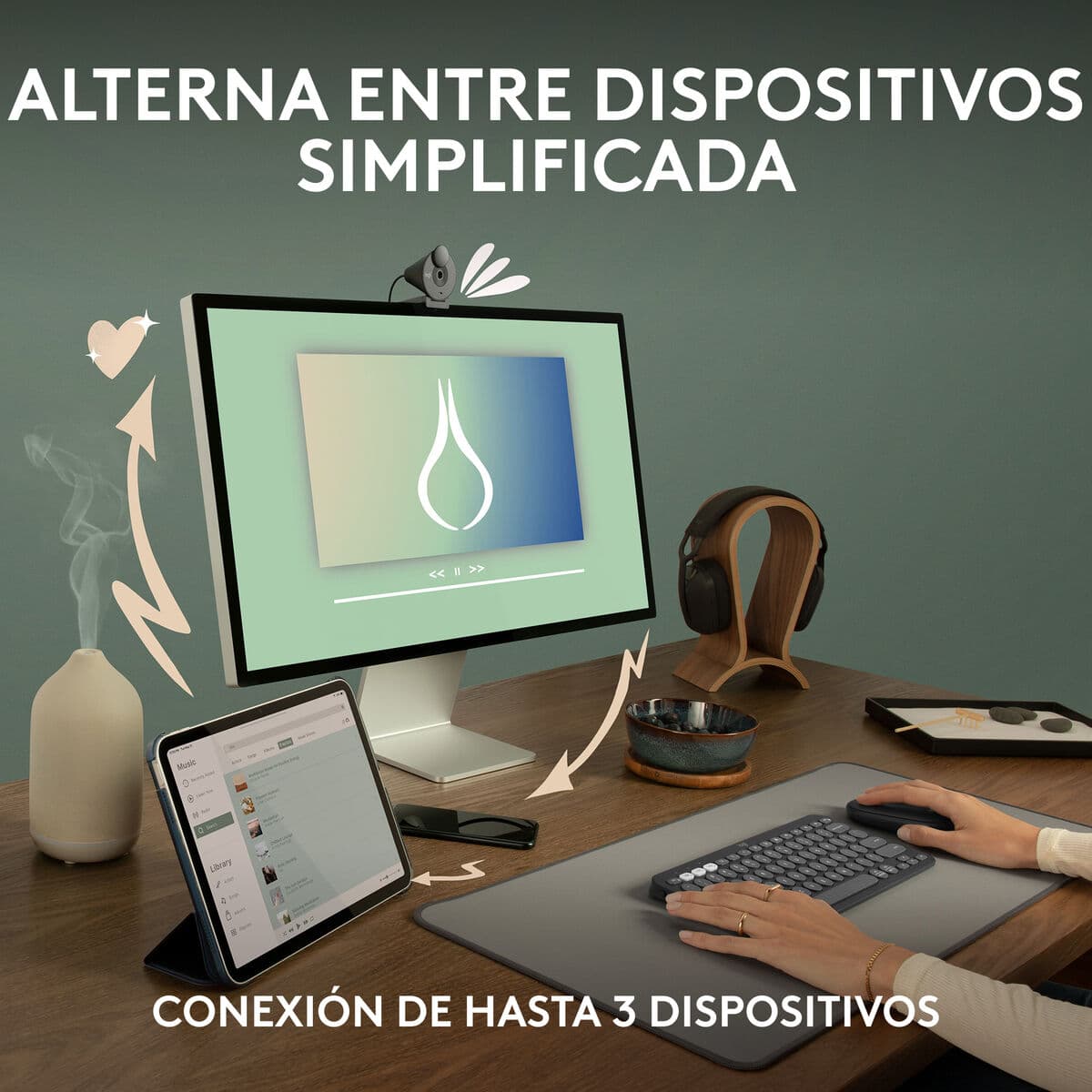 Mouse Logitech 910-007013 Weiß 4000 dpi - Image 2