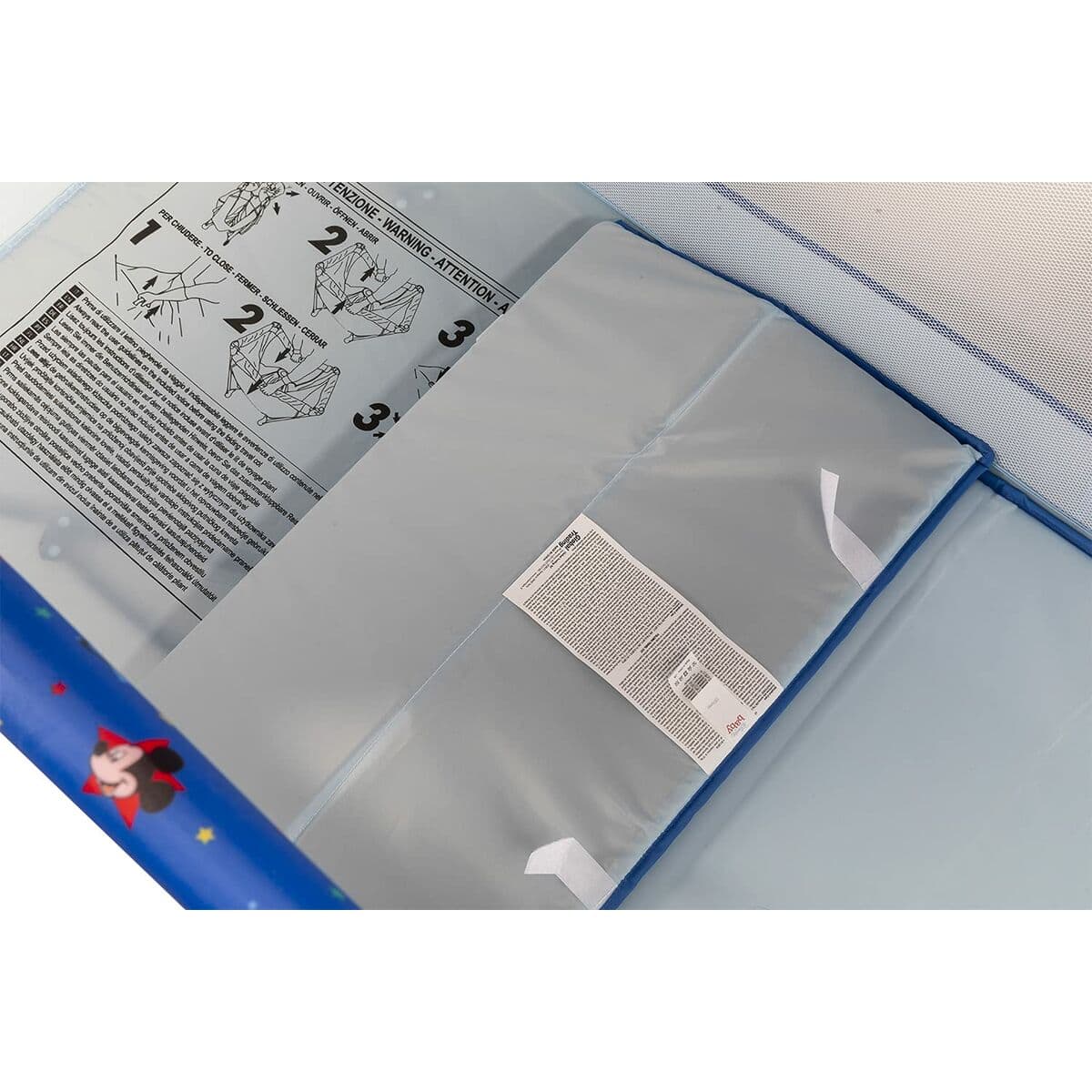 Cuna de Viaje Mickey Mouse CZ10607 120 x 65 x 76 cm Azul - Image 2