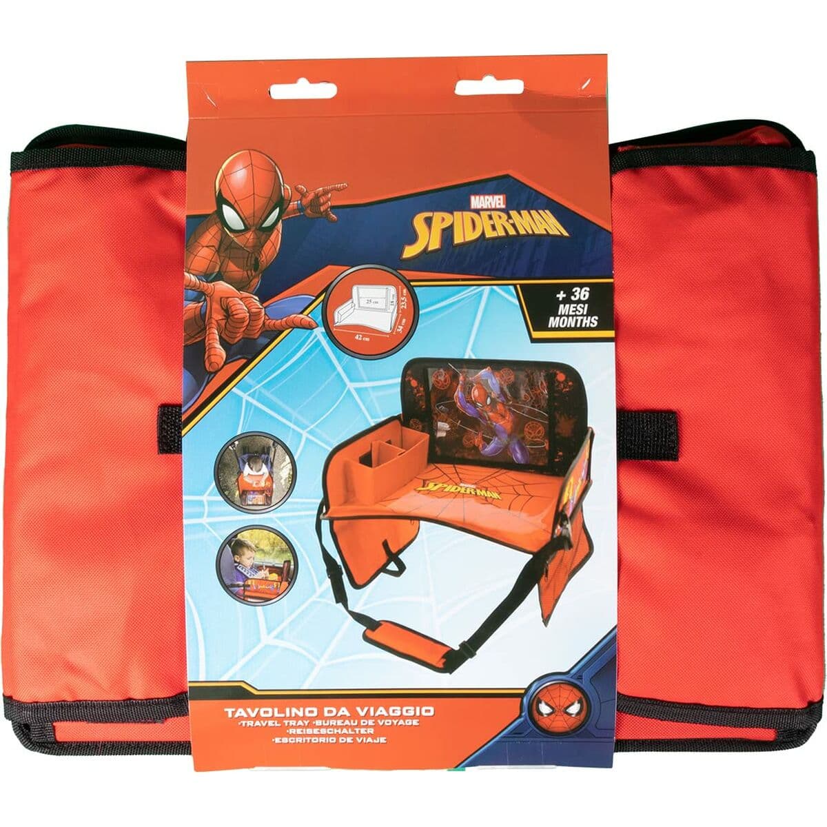 Organizator pentru scaunul auto Spider-Man CZ10642 Roșu - Image 3