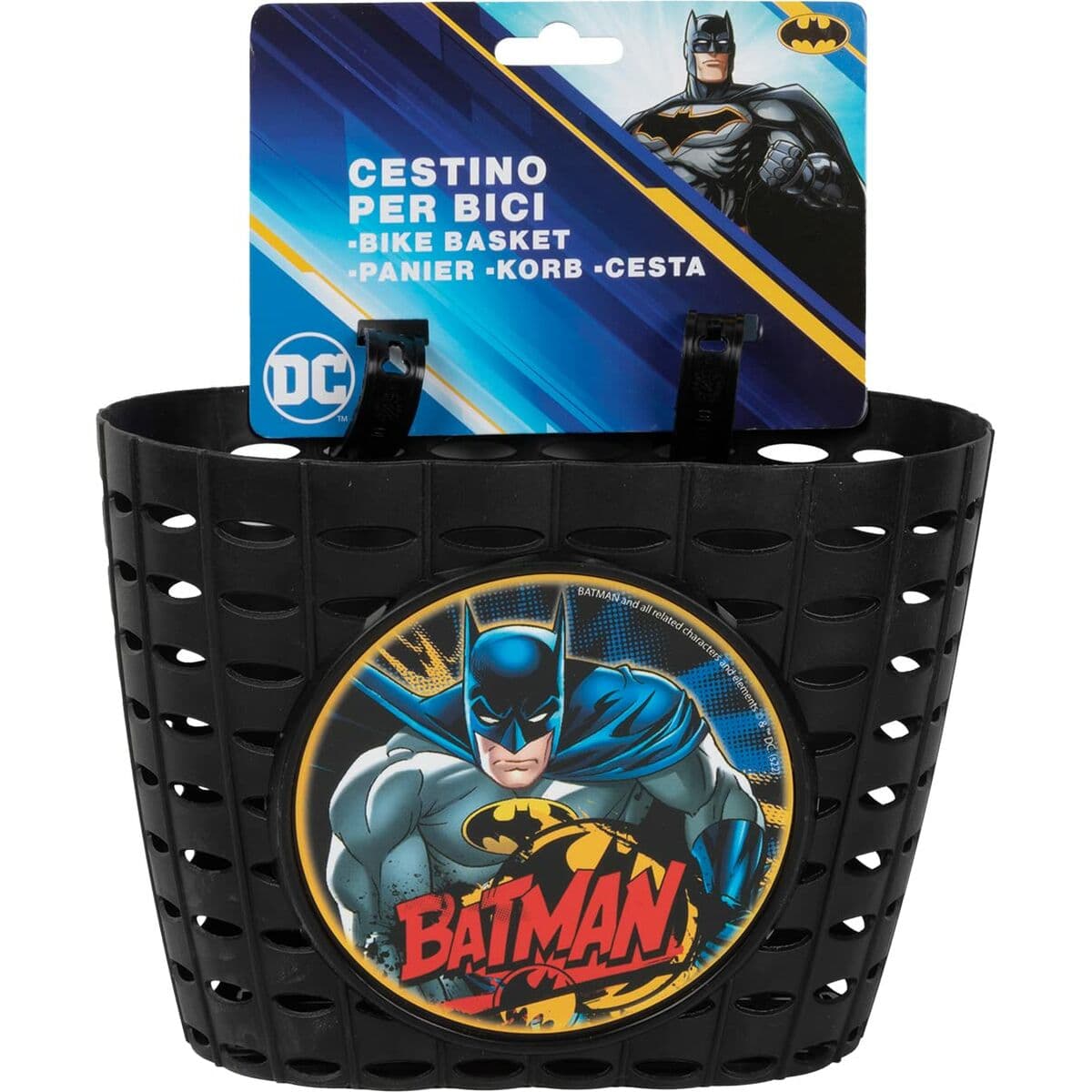 Kinder Fahrradkorb Batman CZ10961 Schwarz/Gelb - Image 3