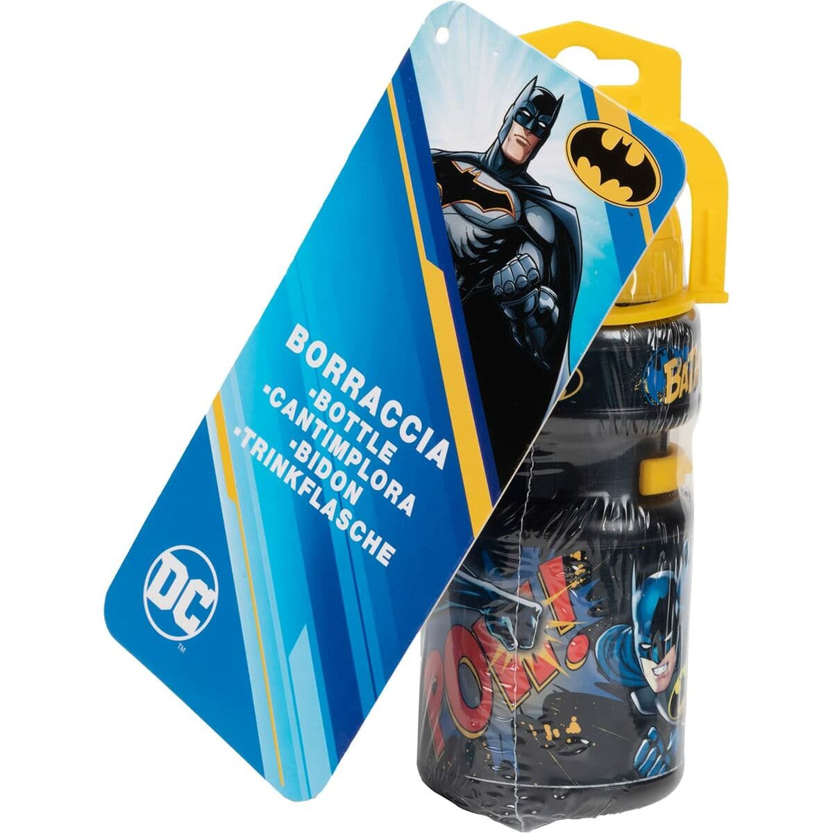 Botellín Infantil para Bicicleta Batman CZ10969 Amarillo/Negro 350 ml Amarillo - Image 4