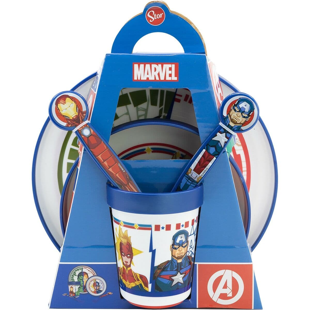 Set de Menaje Infantil The Avengers CZ11304 Plástico (5 Piezas) - Image 3