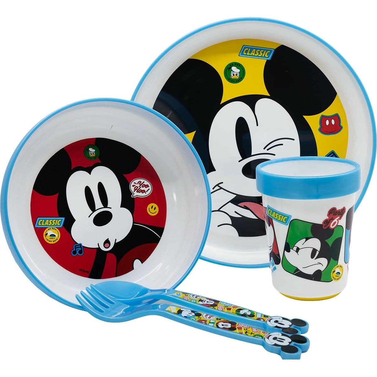 Matset för barn Mickey Mouse CZ11306 Plast (5 Delar) - Image 4