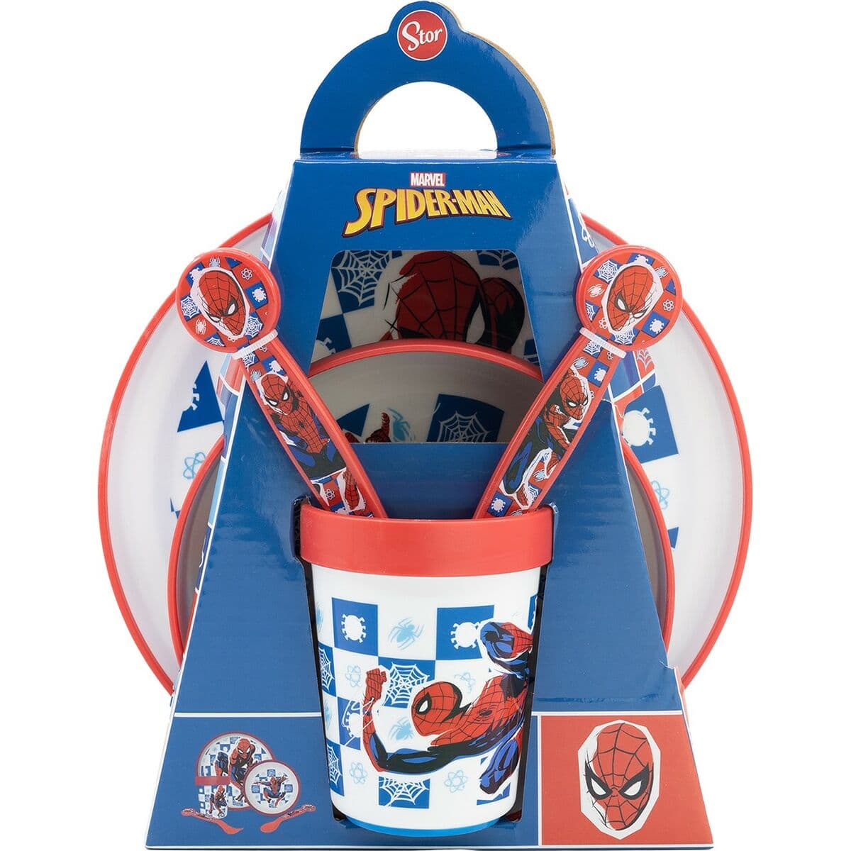 Matset för barn Spider-Man CZ11308 Plast (5 Delar) - Image 3