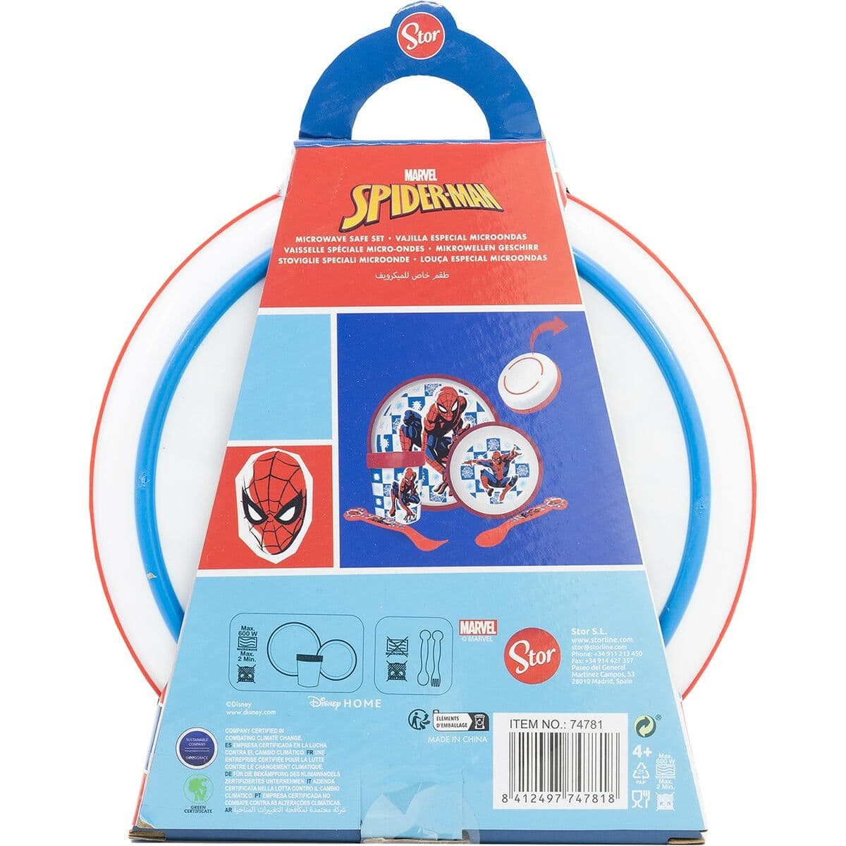 Matset för barn Spider-Man CZ11308 Plast (5 Delar) - Image 4