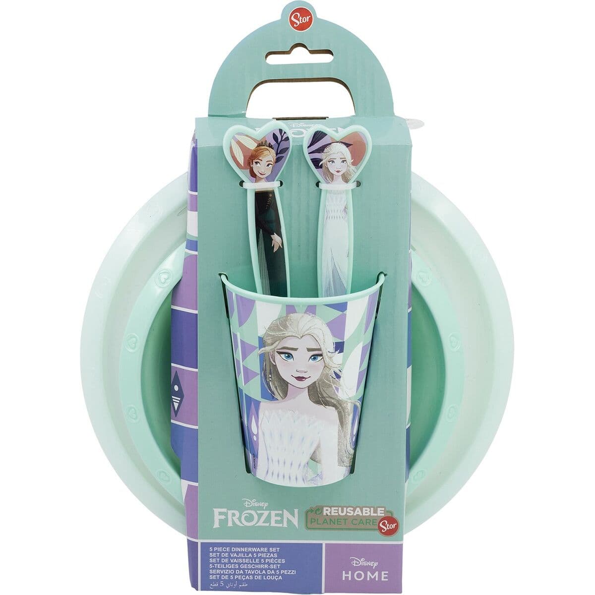 Set de Menaje Infantil Frozen CZ11310 Plástico (5 Piezas) - Image 2
