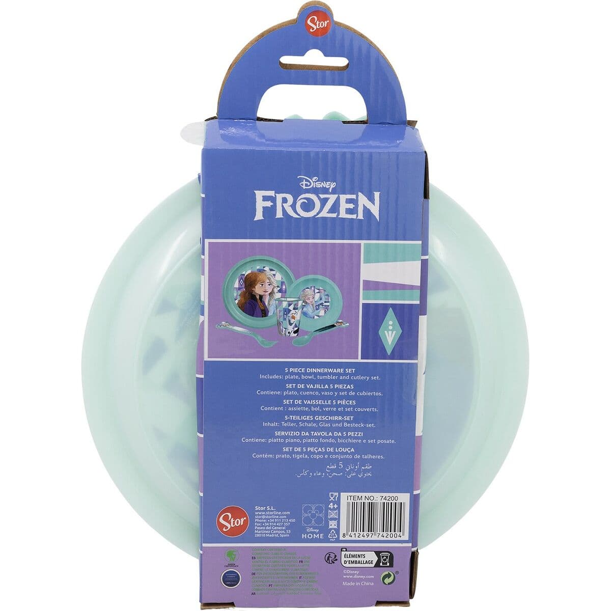 Set de Menaje Infantil Frozen CZ11310 Plástico (5 Piezas) - Image 3