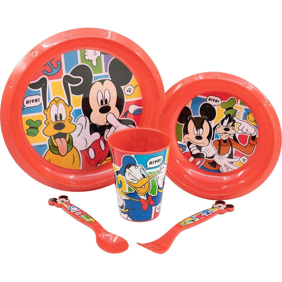 Set de Menaje Infantil Mickey Mouse CZ11311 (5 Piezas) - Image 4
