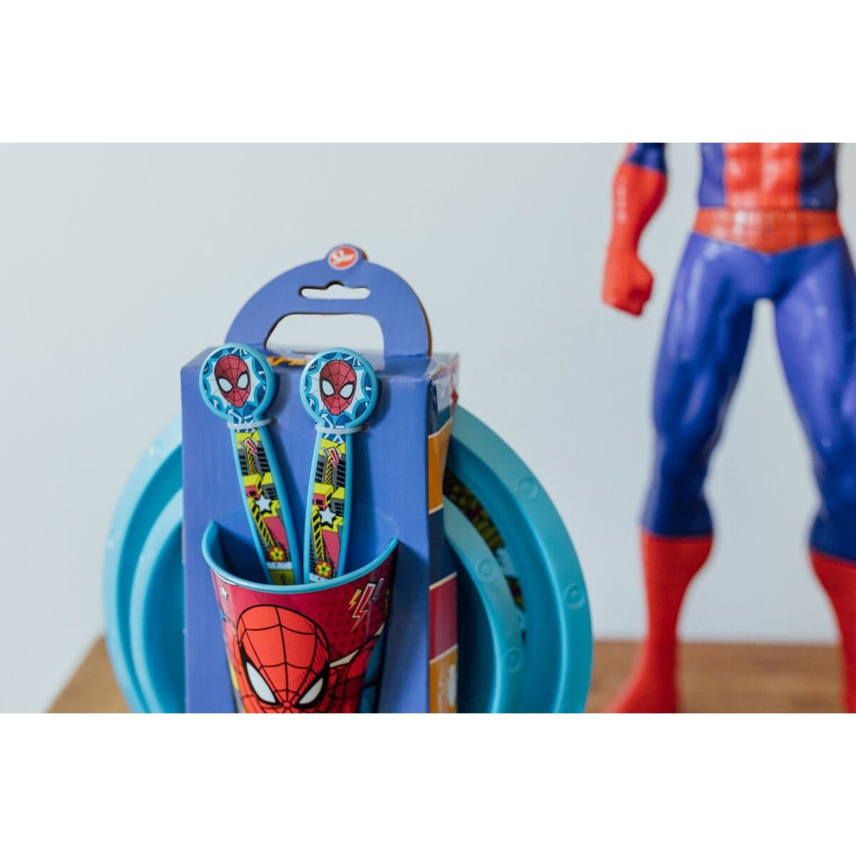 Matset för barn Spider-Man CZ11313 Plast (5 Delar) - Image 4