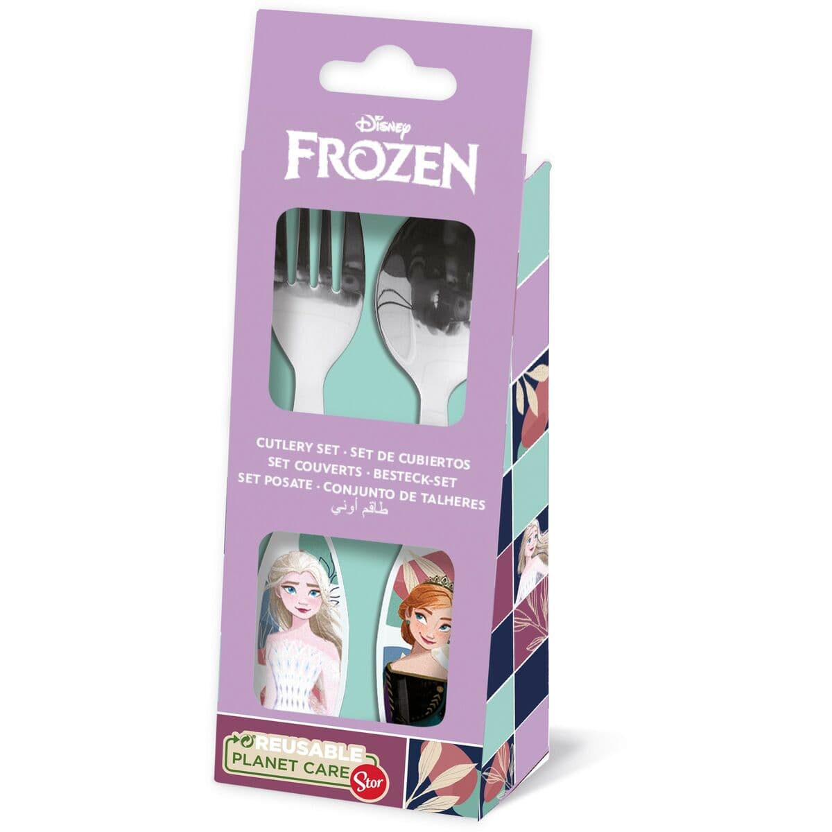 Bestikksett Frozen CZ11341 Barne 2 Deler