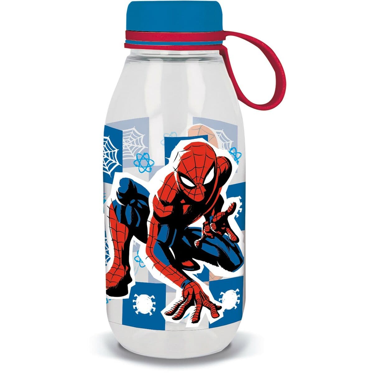 Vattenflaska Spider-Man CZ11360 460 ml Blå Silikon