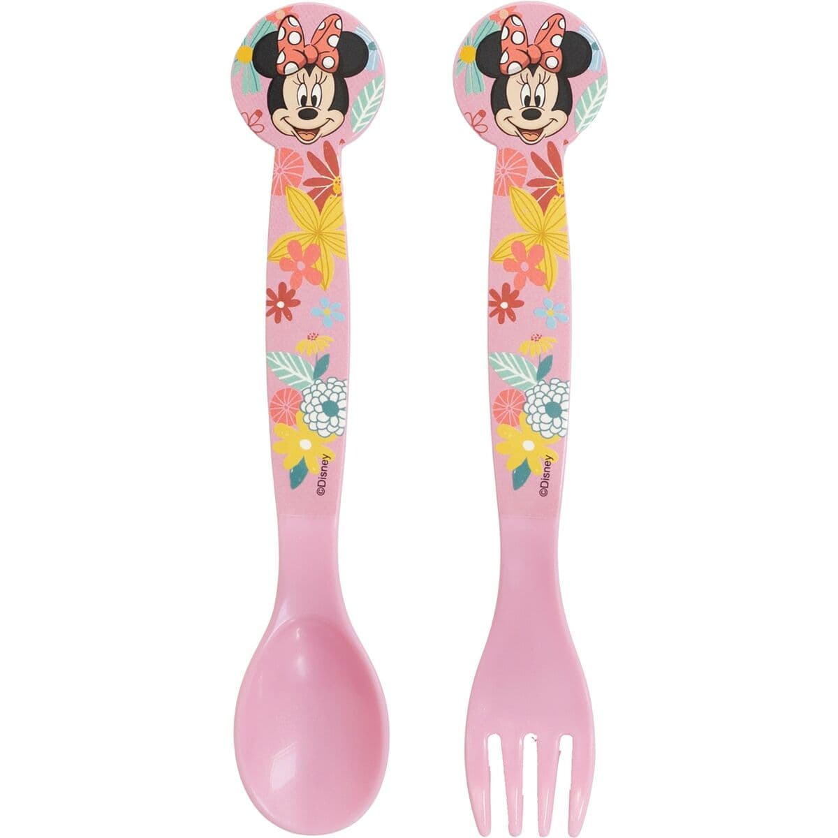 Juego de Cubiertos Minnie Mouse CZ11401 Rosa Plástico 2 Piezas - Image 2