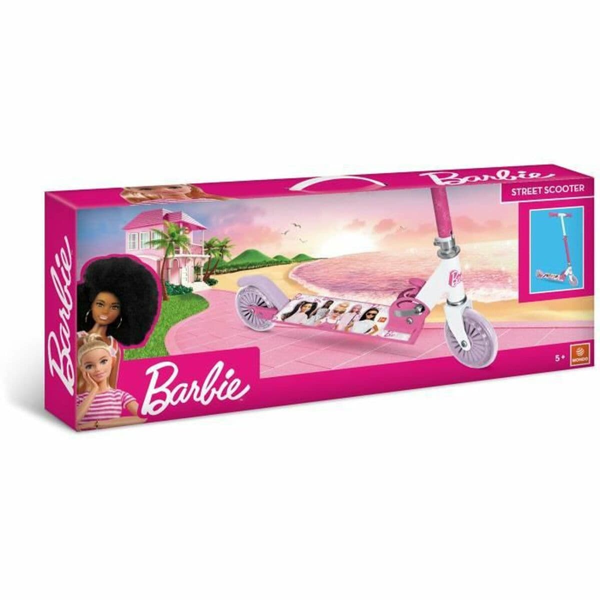 Patinete Barbie Infantil Rosa - Image 3