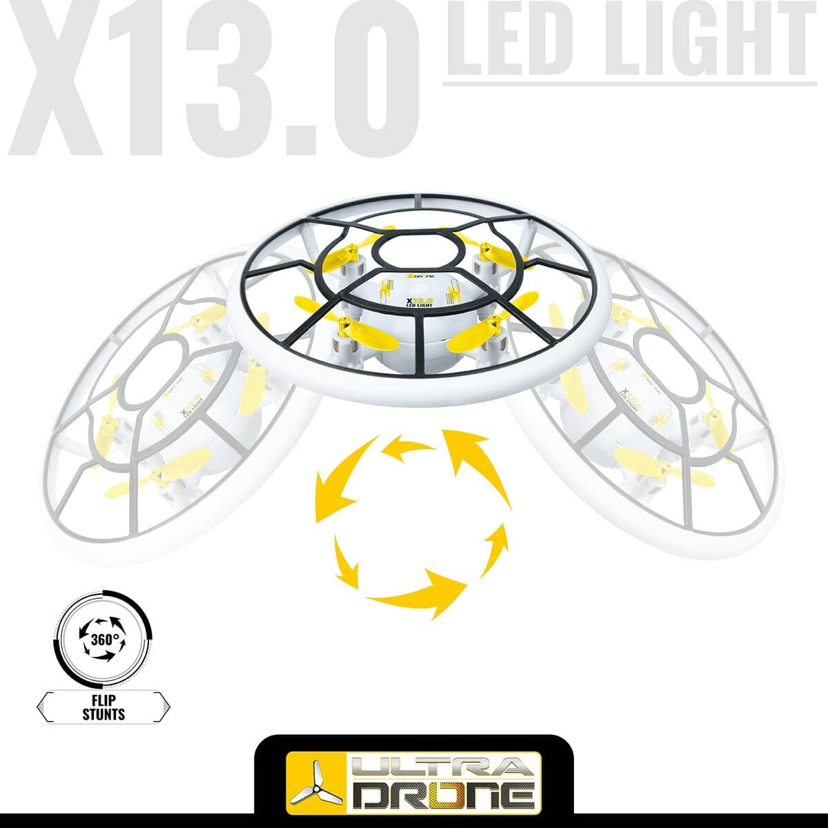 Tālvadības Kontroles Drons Mondo Ultradrone X13 LED Licht - Image 6