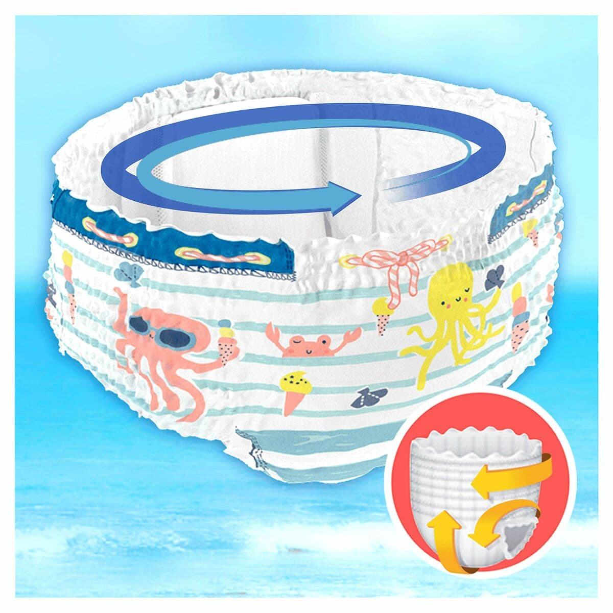 Engangsbleier Dodot Splashers 4-5 9-15 kg (11 Enheter) - Image 4