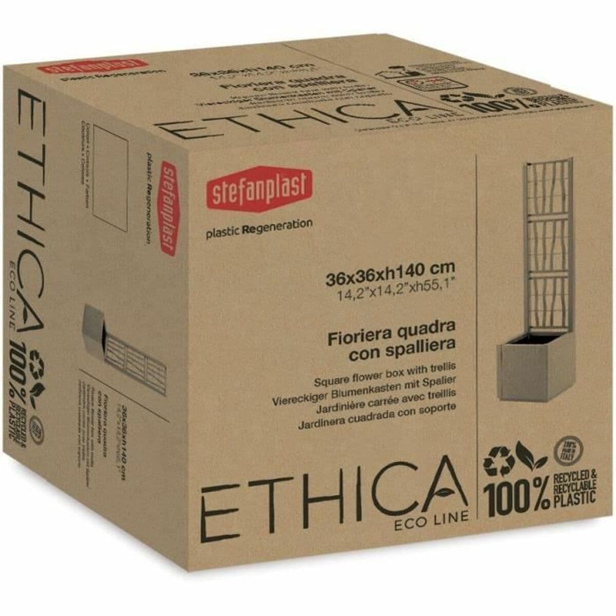 Kukkaruukku Stefanplast Ruskeanharmaa - Image 5